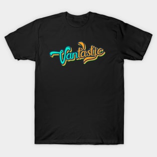 Cool Vantastic Van Life Vanlifer Retro T-Shirt